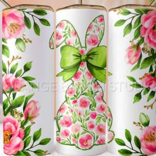Bunny tumbler for wholesale by KTD DESIGNS
