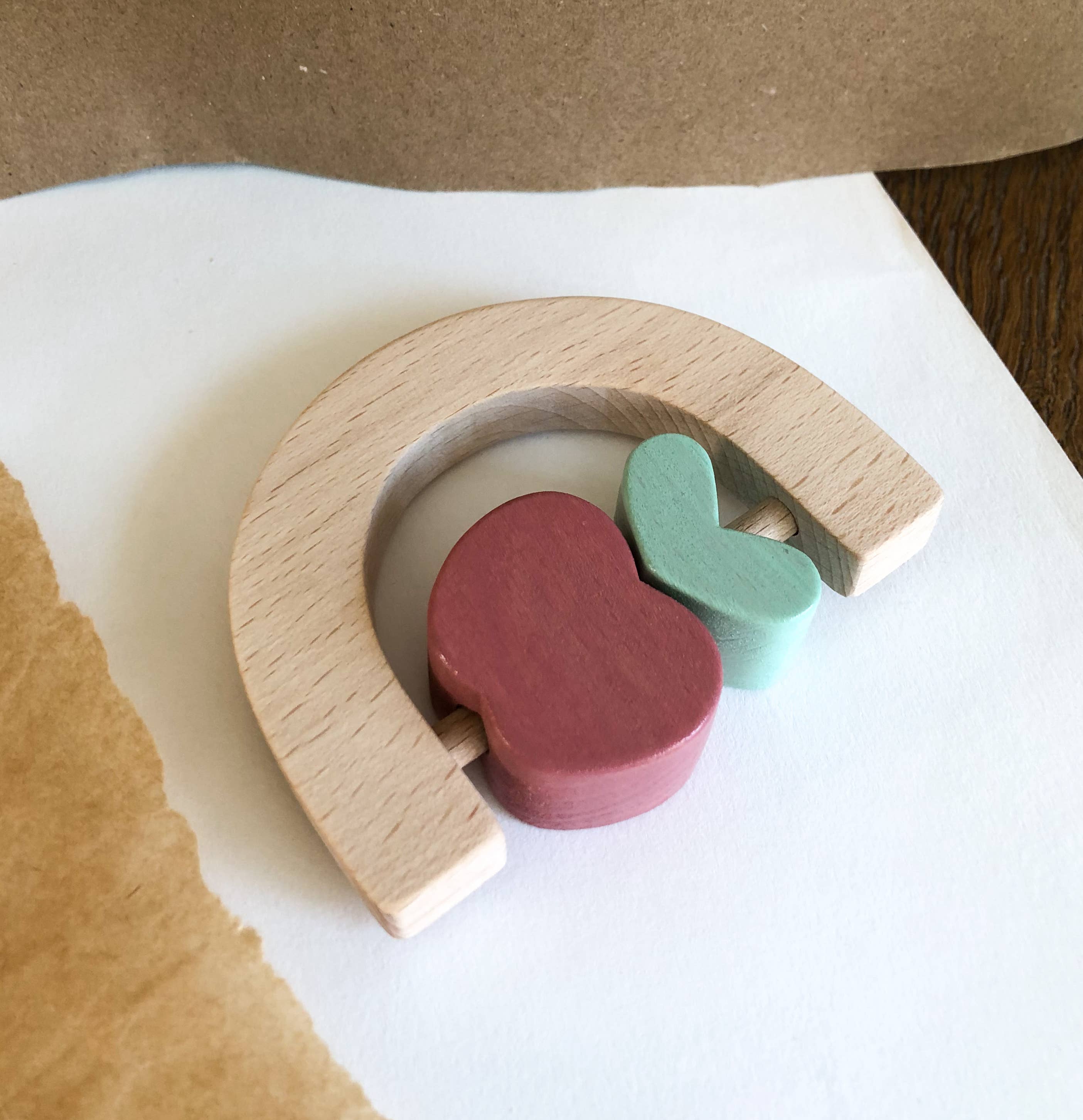 KMR Childwood - Wholesale Clutching Toy - Baby - Apple fruit rattle1