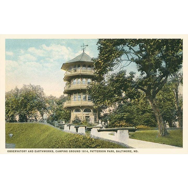 Carte postale MD-211 Patterson Park, Baltimore pour la vente par Found Image Press