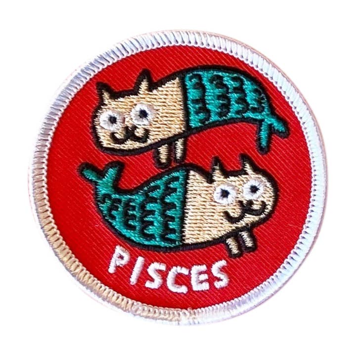 Parche Catstrología Piscis para venta al por mayor de Badge Bomb