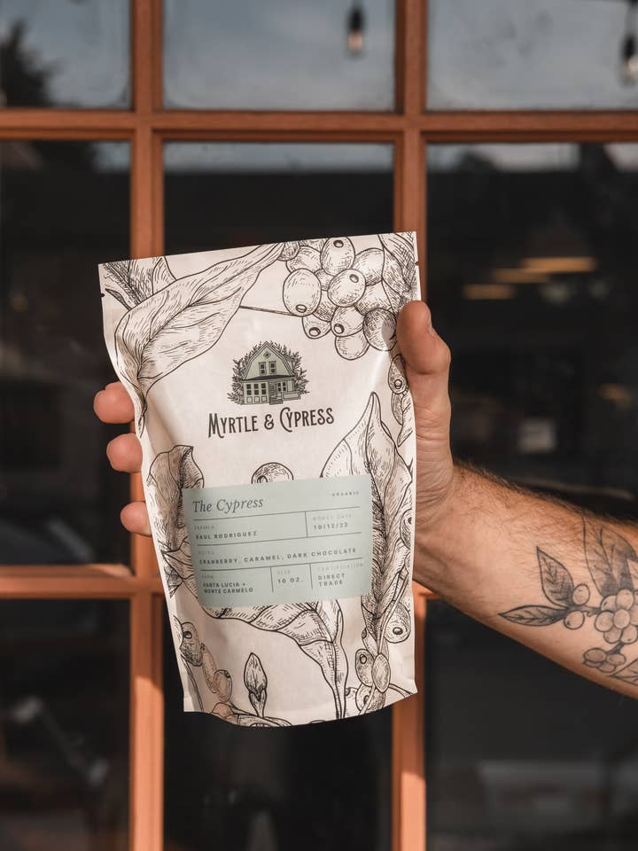 Washed Ethiopia - 48hr Yeast Ferment - Whole Bean Coffee for wholesale by Myrtle & Cypress Coffeehouse