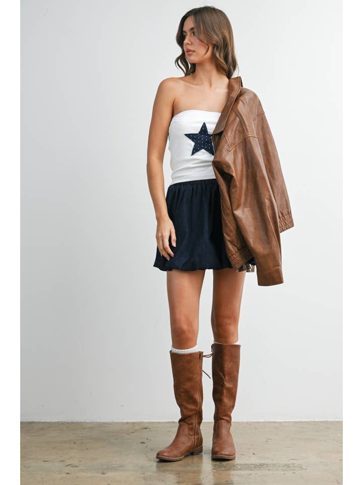 BUTTERMELON - Wholesale Jacket - Women's - Collared Zip-Front Leather Jacket - BMJ796830