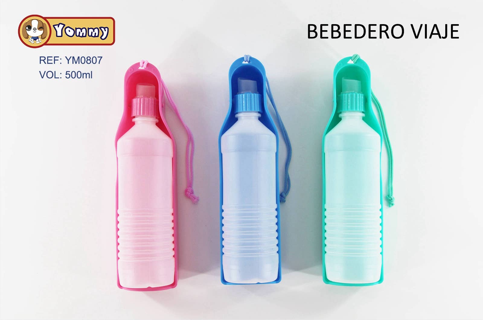 Amomi – Großhandel Haustiertrinkflasche – Hund – Reiseflasche für Haustiere in 3 Größen und Farben1