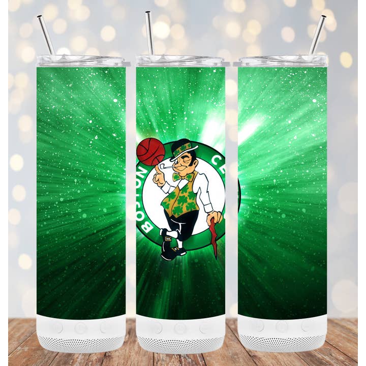 Your Custom Sports - Vente Gourde/bouteille isotherme - Gobelet en acier inoxydable 20oz - NBA - Celtics1
