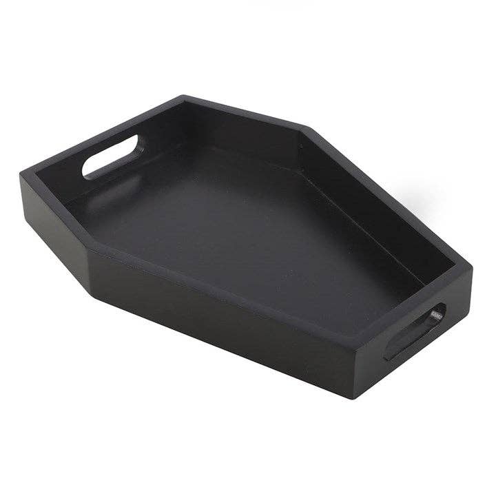 Something Different Wholesale – wholesale Jewellery dish – Black Gothic Coffin Shaped Gothic Trinket Tray1
