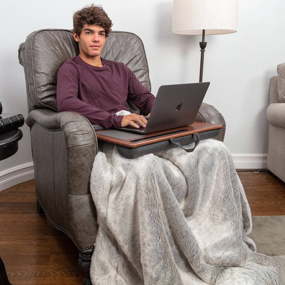 Husband Pillow – Großhandel Überwurfdecke – Ehemann Kissen - Wurfdecke, Exquisite Kunstpelz - Beidseitige Gewichtsdecke 5,7 lbs für Couch, Chaiselongue, Sofas & Stühle. Dicke, schwere seidenweiche Felle (2-farbig, 50"X 60").21