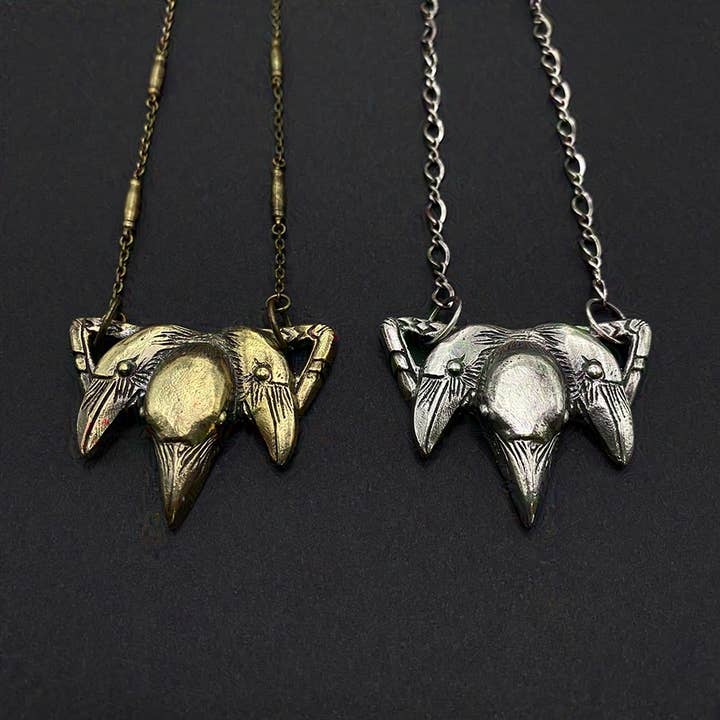 Collana Trinity in ottone e argento per la vendita all'ingrosso da parte di Miyu Decay