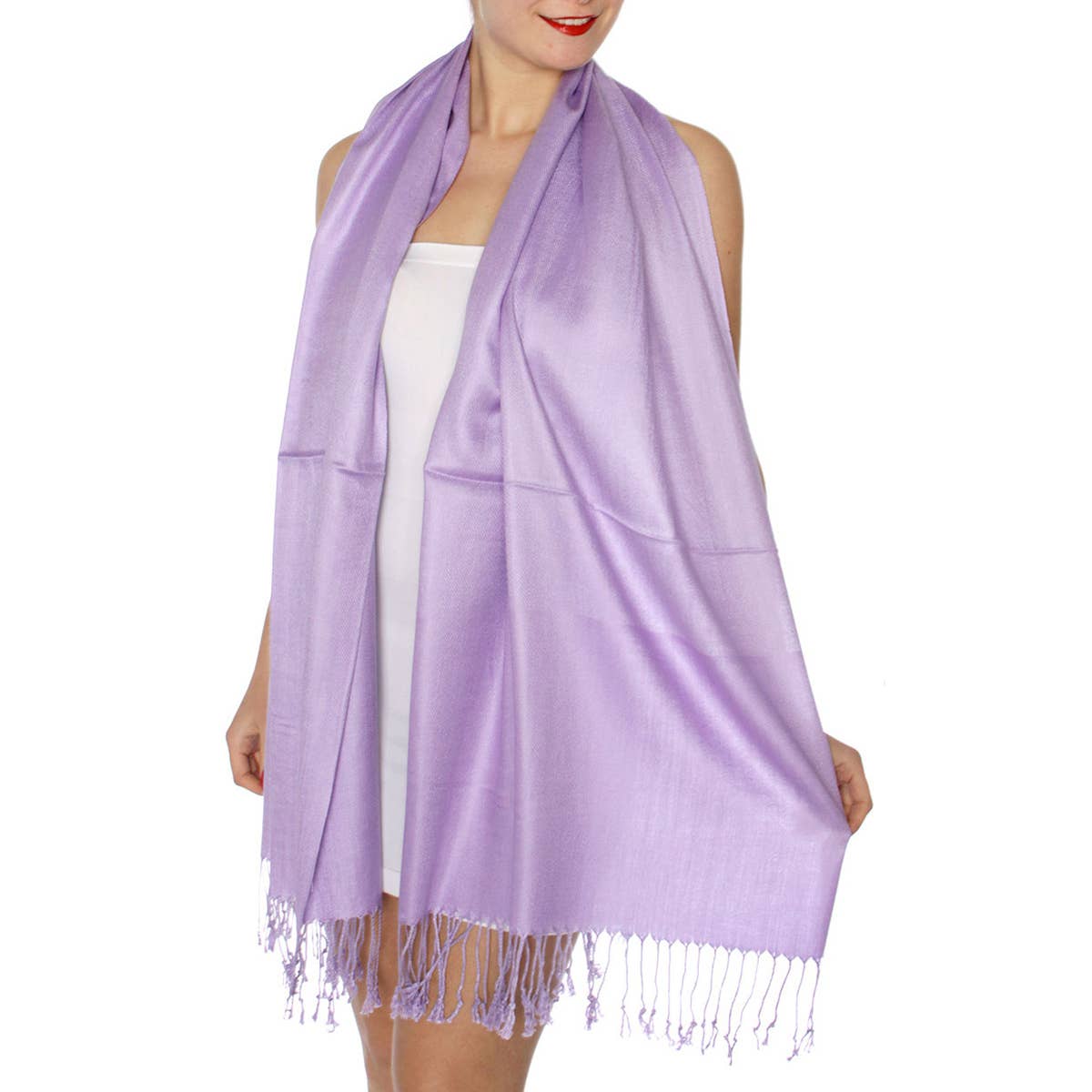 SERENITA - Wholesale Scarf - Women's - Cashmere feel wedding solid pashmina shawl wrap scarf12