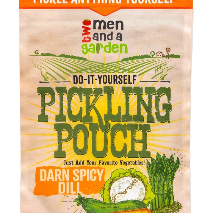 Two Men and a Garden - Wholesale Pickled Vegetables - Darn Spicy Dill - Pickling Pouch