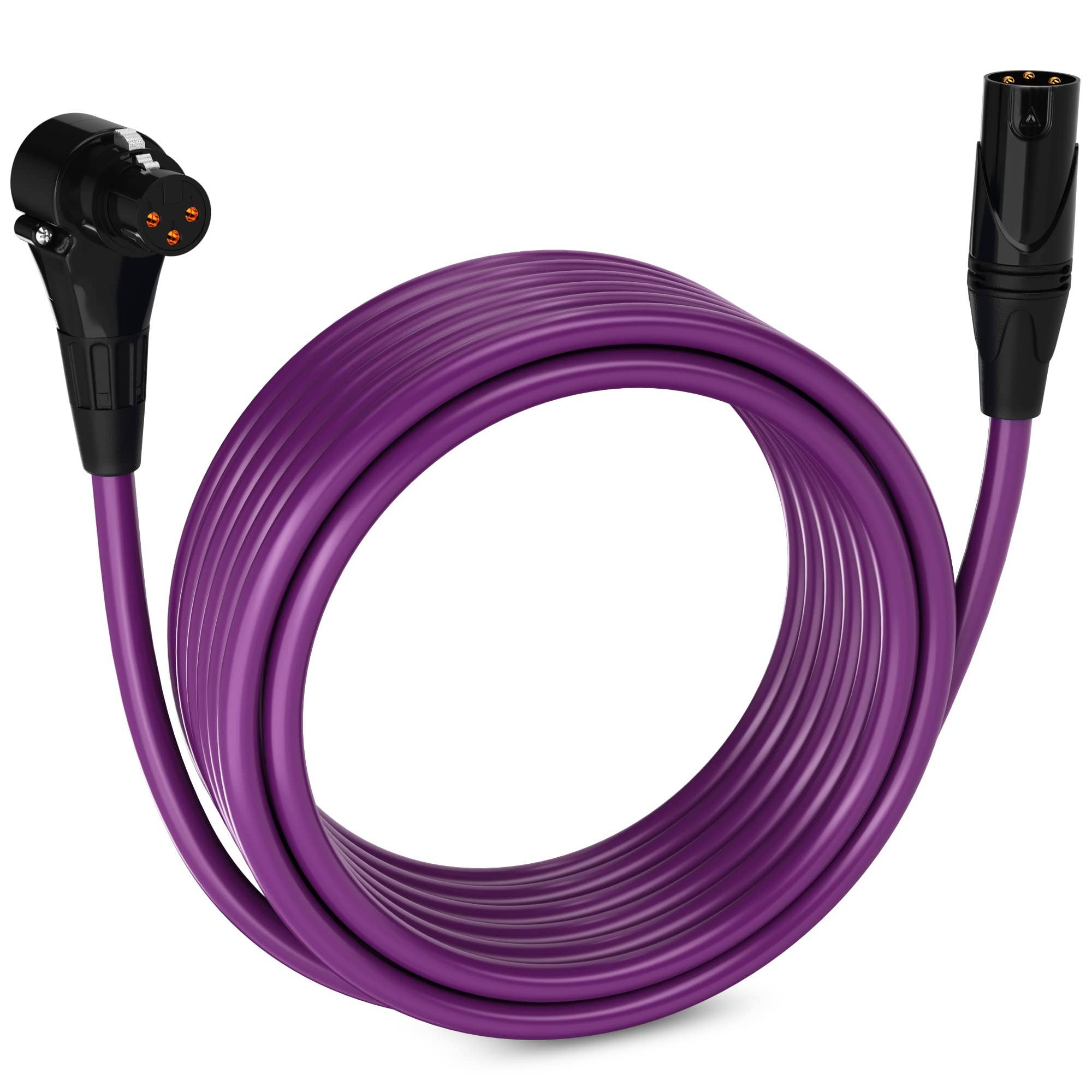 LyxPro - Wholesale Muziekaccessoire - Microfoon XLR gehoekte vrouwelijke kabel 3-pins microfoonkabel Pro Audio31