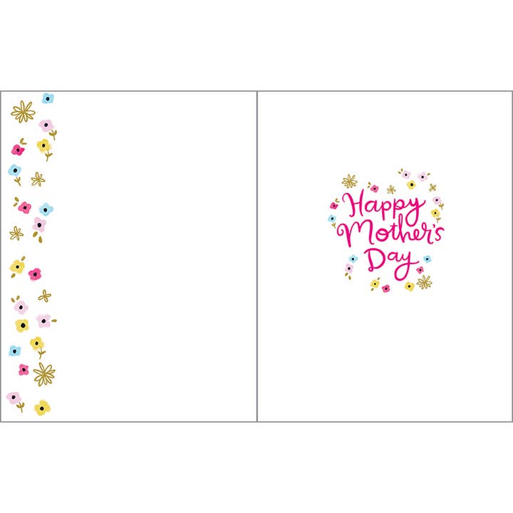 GINA B DESIGNS - Wholesale Mother's Day Card - Mother's Day Greeting Card - Mom Flower border