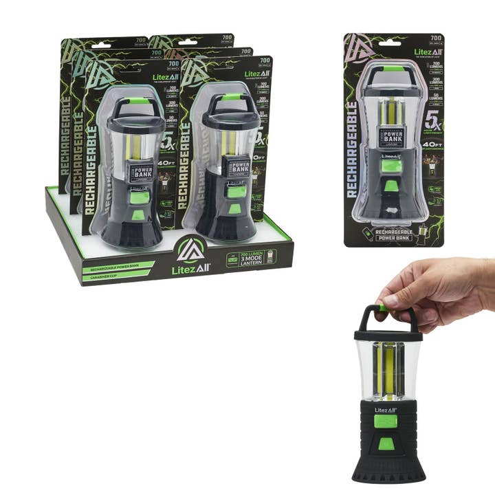 LitezAll Rechargeable 700 Lumen Lantern for wholesale by LitezAll