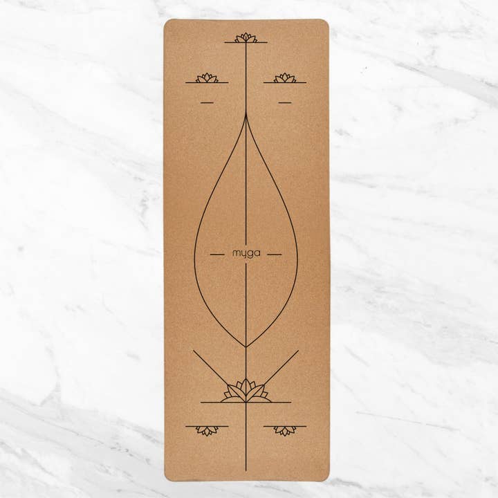 Myga Europe - Wholesale Yoga Mat - Extra large cork yoga mat - alignment mat