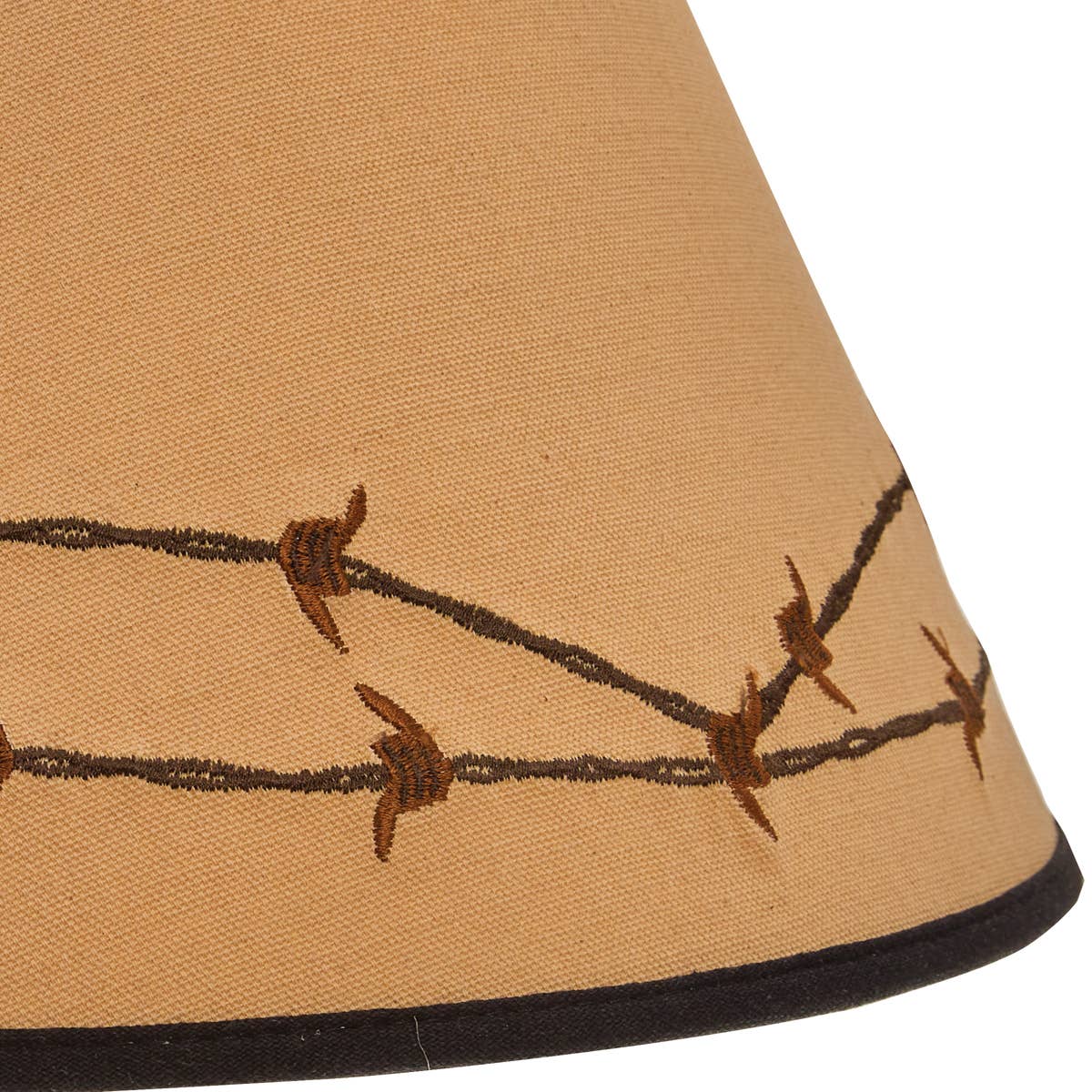 Park Designs - Wholesale Lamp Shade - Barbed Wire Embroidered Lampshade 14"2