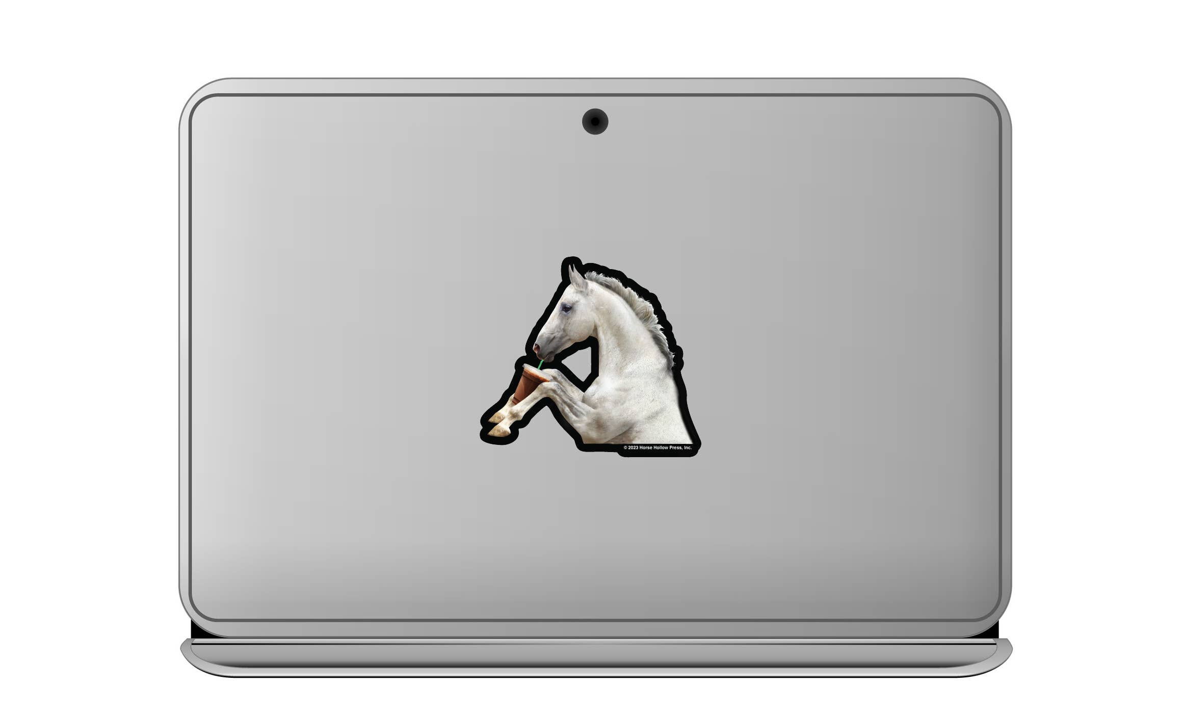 Horse Hollow Press - Wholesale Sticker - 3" Tumbler Horse Sticker / Coffee & Starbucks / WATERPROOF
9