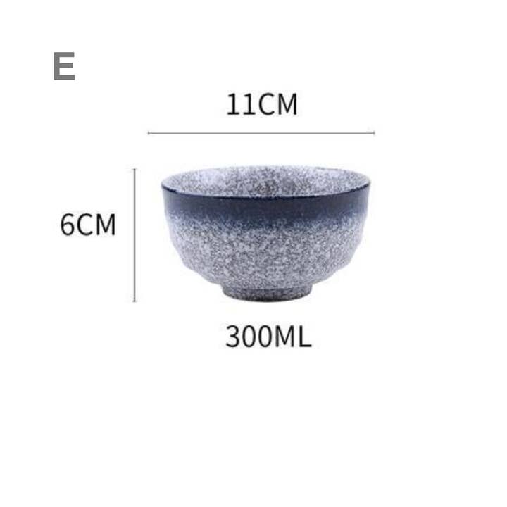 Homerely - Vendita all'ingrosso Ciotola - Ciotola in ceramica da 4,5 pollici in stile giapponese