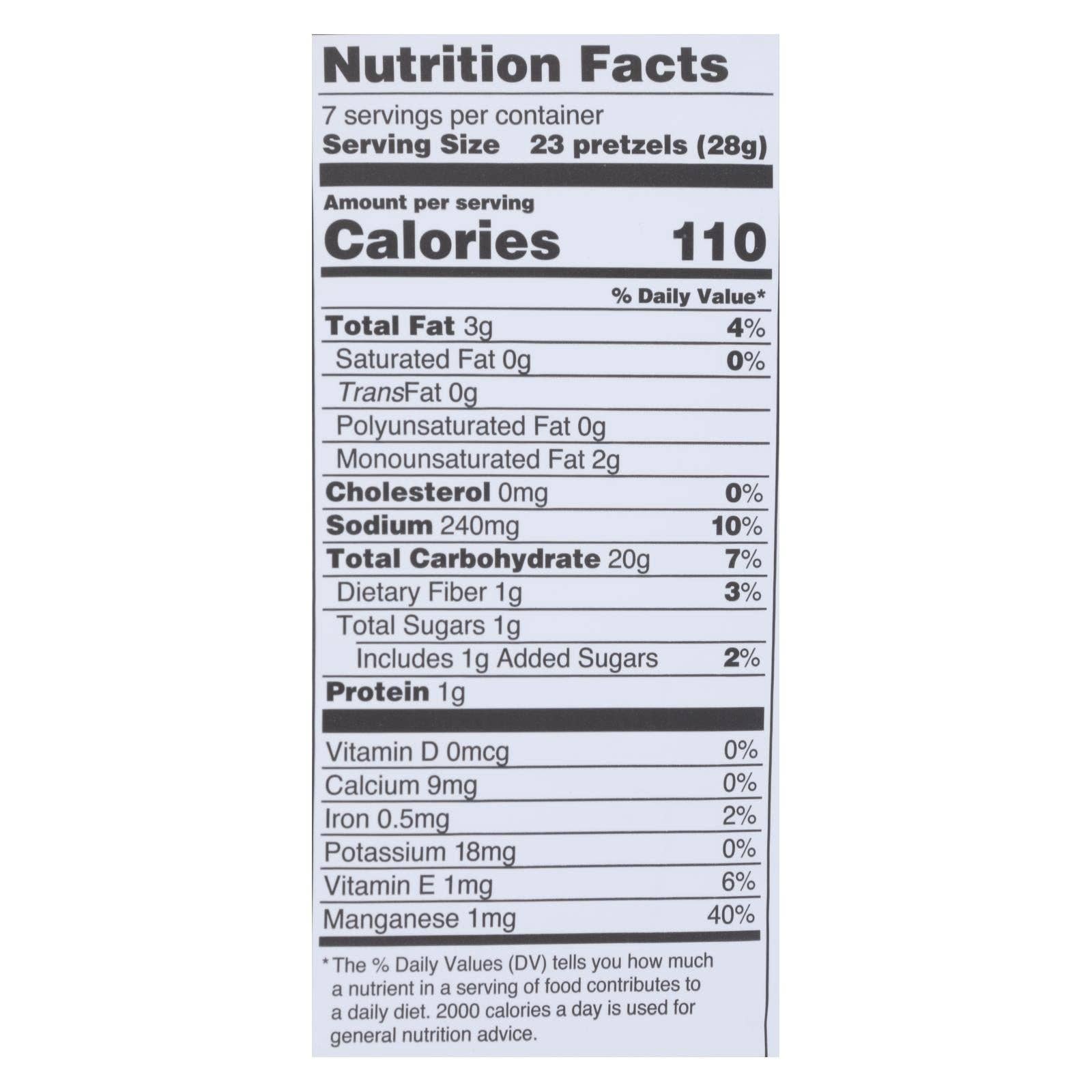 Ware Spark - Wholesale Pretzels - Quinn - Pretzels Classic Sea Salt - Case Of 8-5.6 Oz1