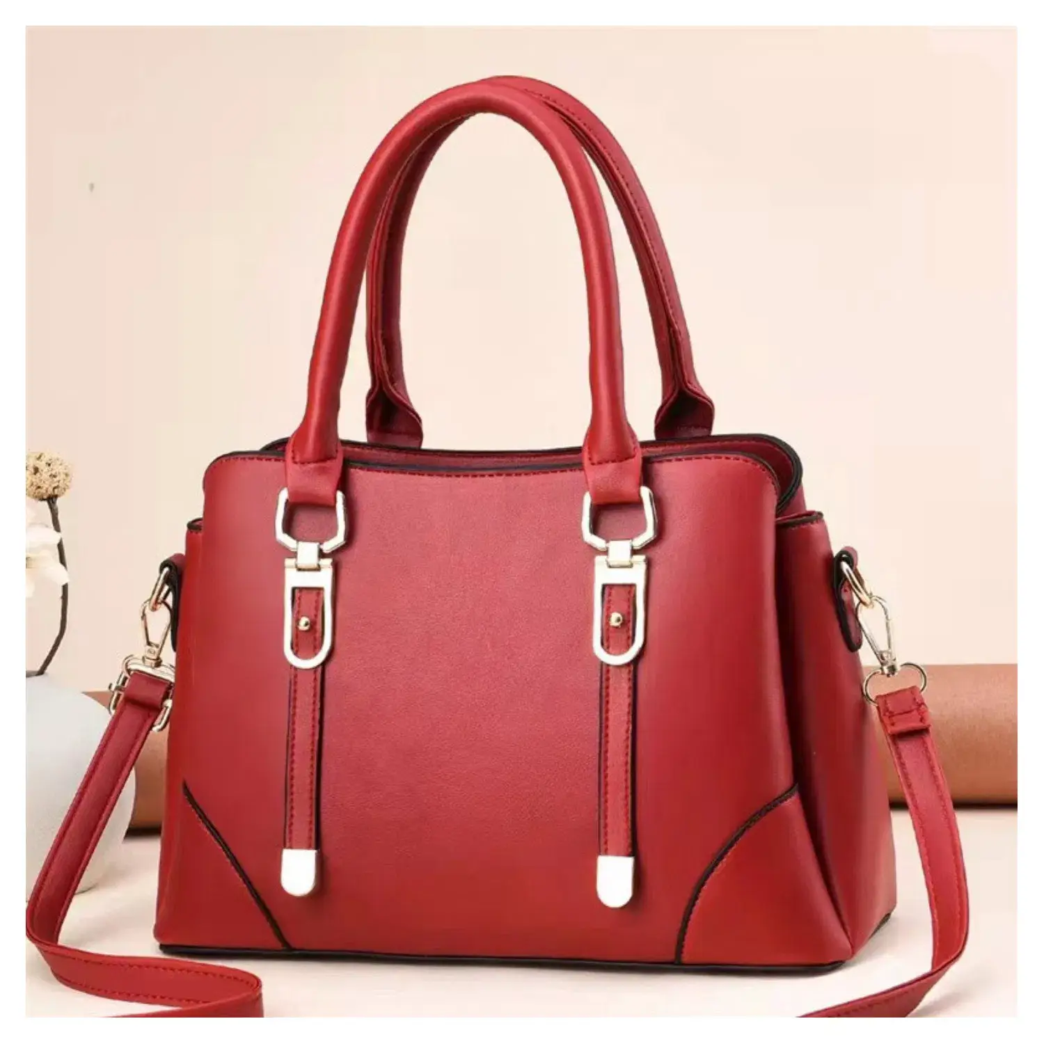 Superbia - Wholesale Top Handle Bag - Women's - 3 Compartment Classic Medium Top Handle Bag -88313