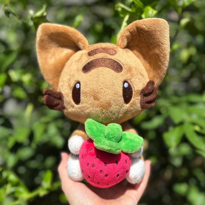 Strawberry Momocheet Plushie for wholesale by Bekyoot Inc