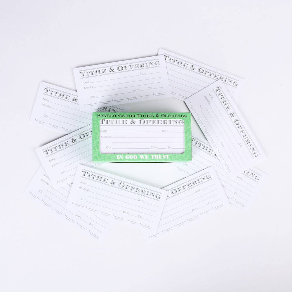 Swanson Christian Products - Wholesale Envelopes - Envelope for Tithe and Offering - Green - 100 Ct.2