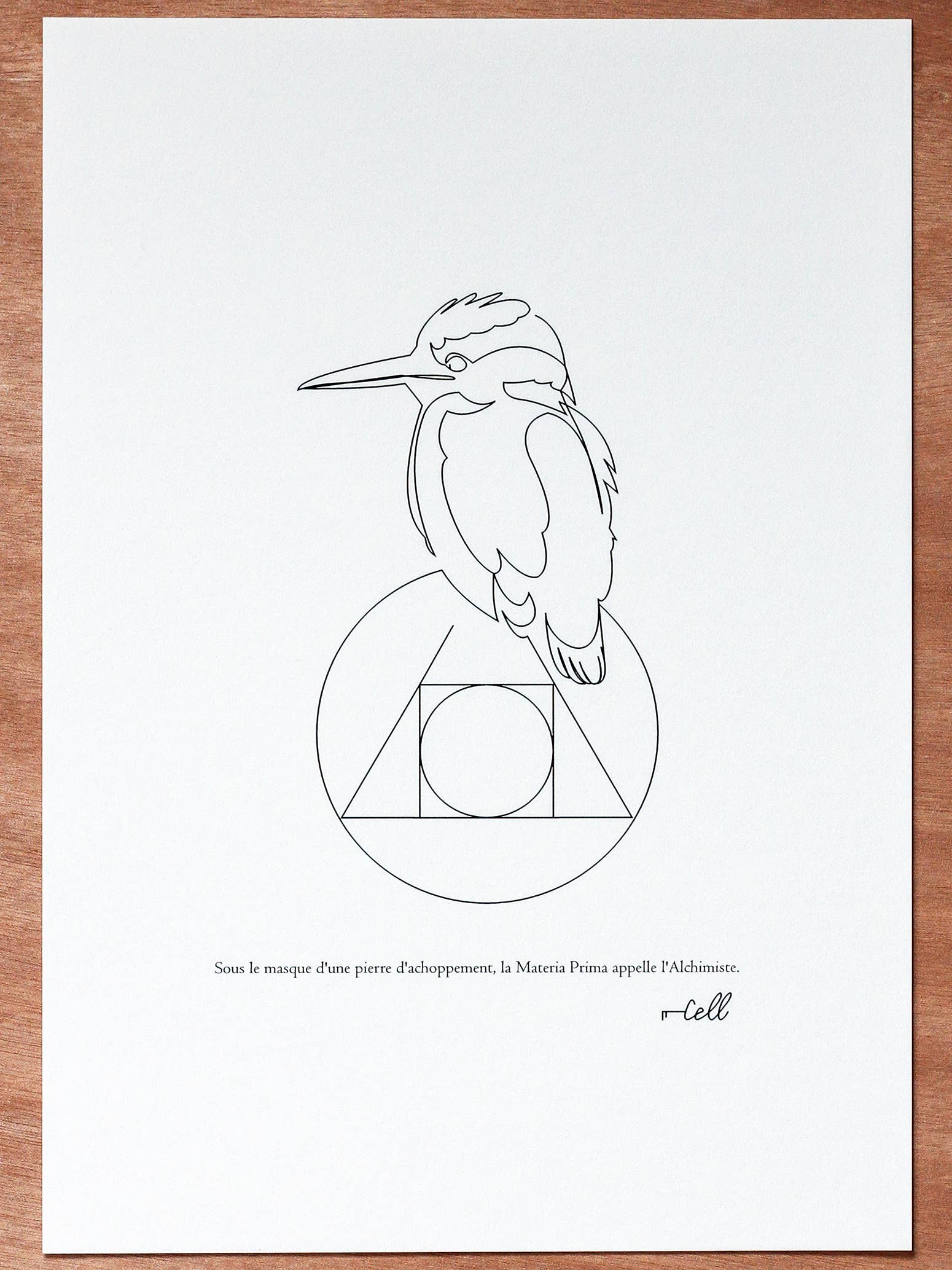 Cosette et les lys - Wholesale Art Print - The Treasure — Fine Art Illustration - A4 Print1