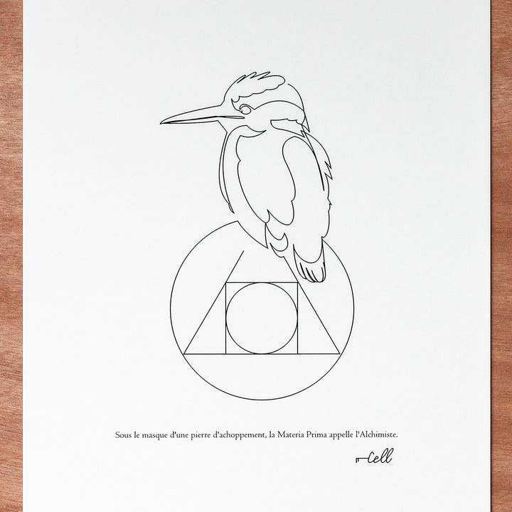 Cosette et les lys - Wholesale Art Print - The Treasure — Fine Art Illustration - A4 Print1