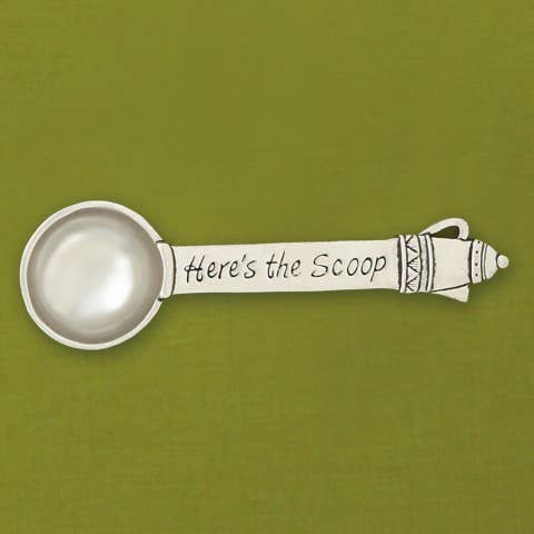 Here's the Scoop Coffee Scoop for wholesale by Basic Spirit
