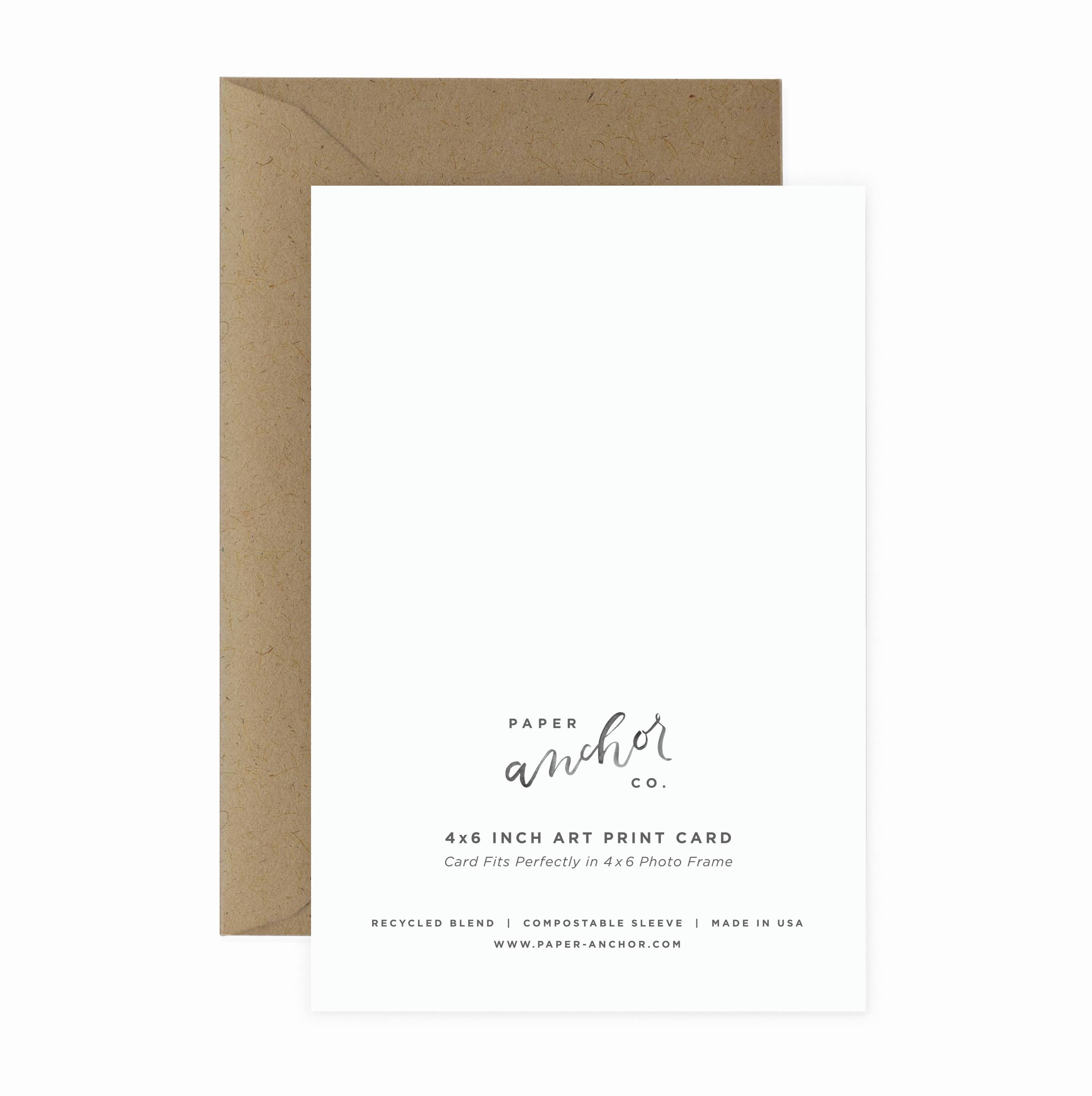 Paper Anchor Co. - Wholesale Everyday Greeting Card - Cactus Conservatory Art Print Greeting Card1