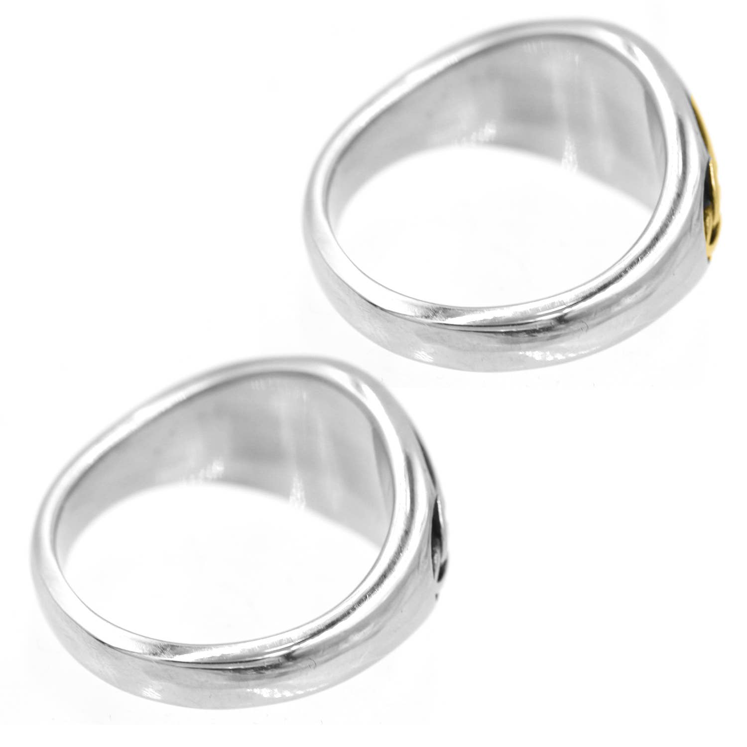 Awaken - Wholesale Band/Stacked Ring - Intersected Curved Triangle Ring-A-5263