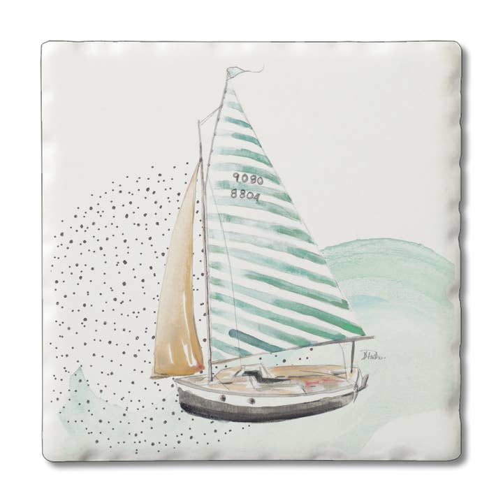 CounterArt/Highland Home/Thirstystone/CoasterStone - Wholesale Retailer Display - Home & Living - Single Coaster Display - Ocean Treasures Pre-Pack