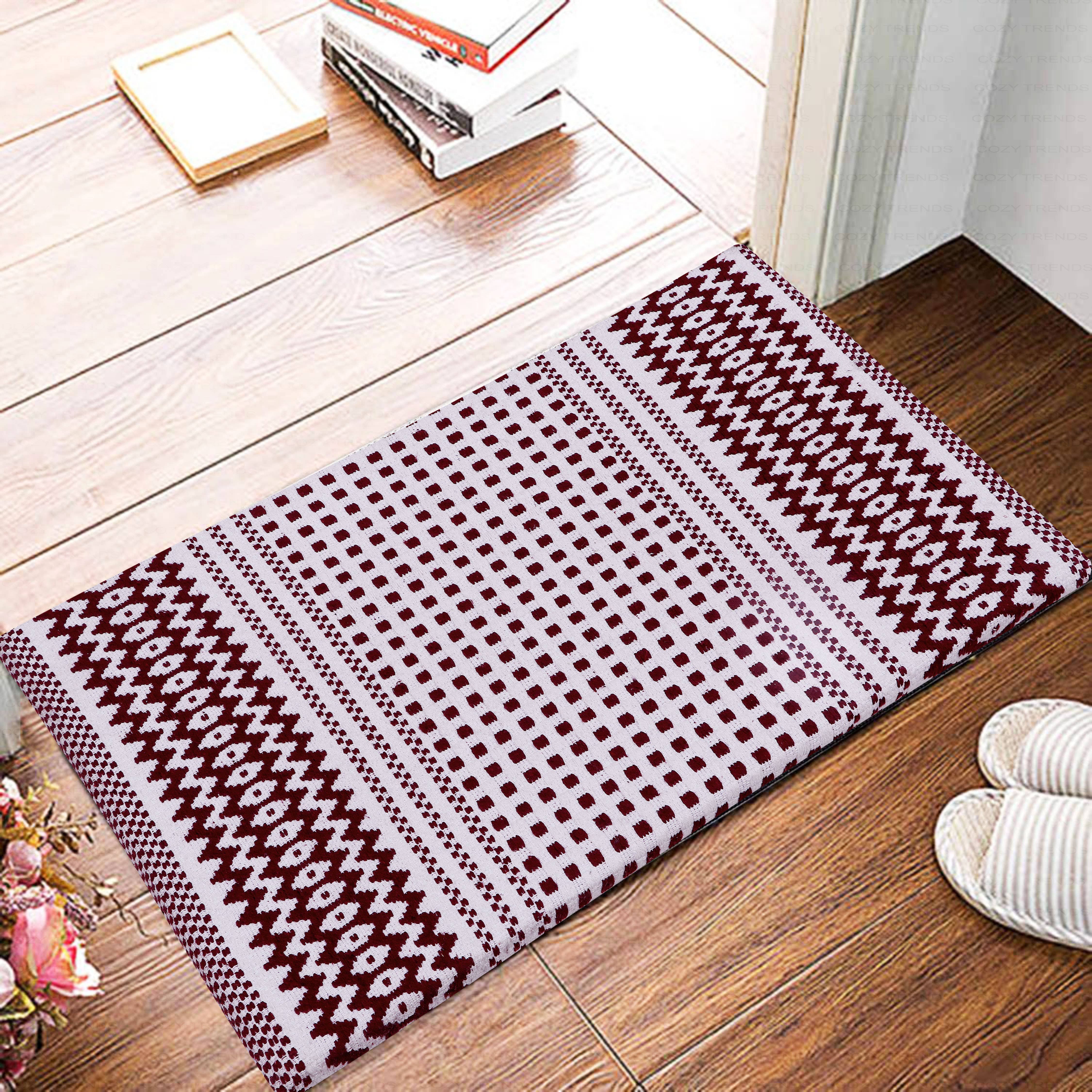 COZY HOMES COLLECTION - Wholesale Floor Mat - Cotton Woven Anti Fatigue Cushioned Kitchen Mat 18X30''1