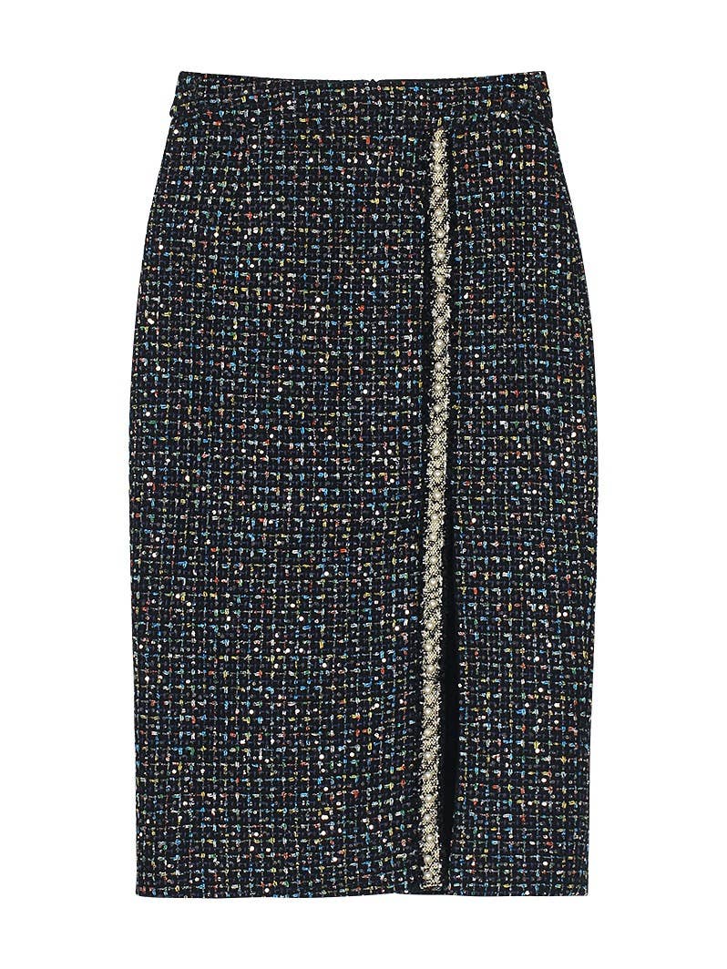 Couleur comme sur les photos Ensemble Veste et Jupe en Tweed Vintage Coloré à Sequins SET250Y en vente sur Faire4