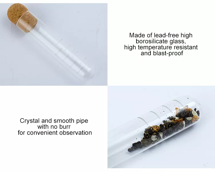 VIGOR - Wholesale Tea Strainer/Infuser - Tea Strainer Accessories Glass Test Tube Tea Strainer Glass12