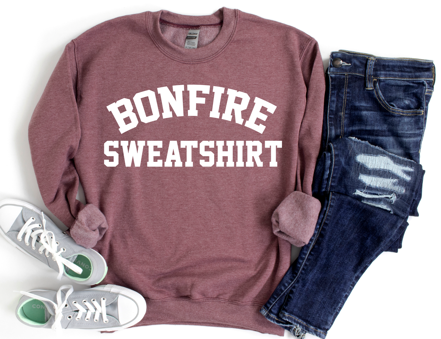 Exclusive Thredz - Wholesale Graphic Sweatshirt - Women's - BONFIRE SWEATSHIRT0