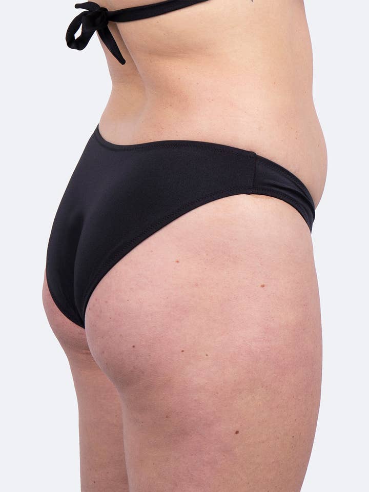 Moodz - Wholesale Swim Bottoms - Women's - black menstrual swimsuit panties2