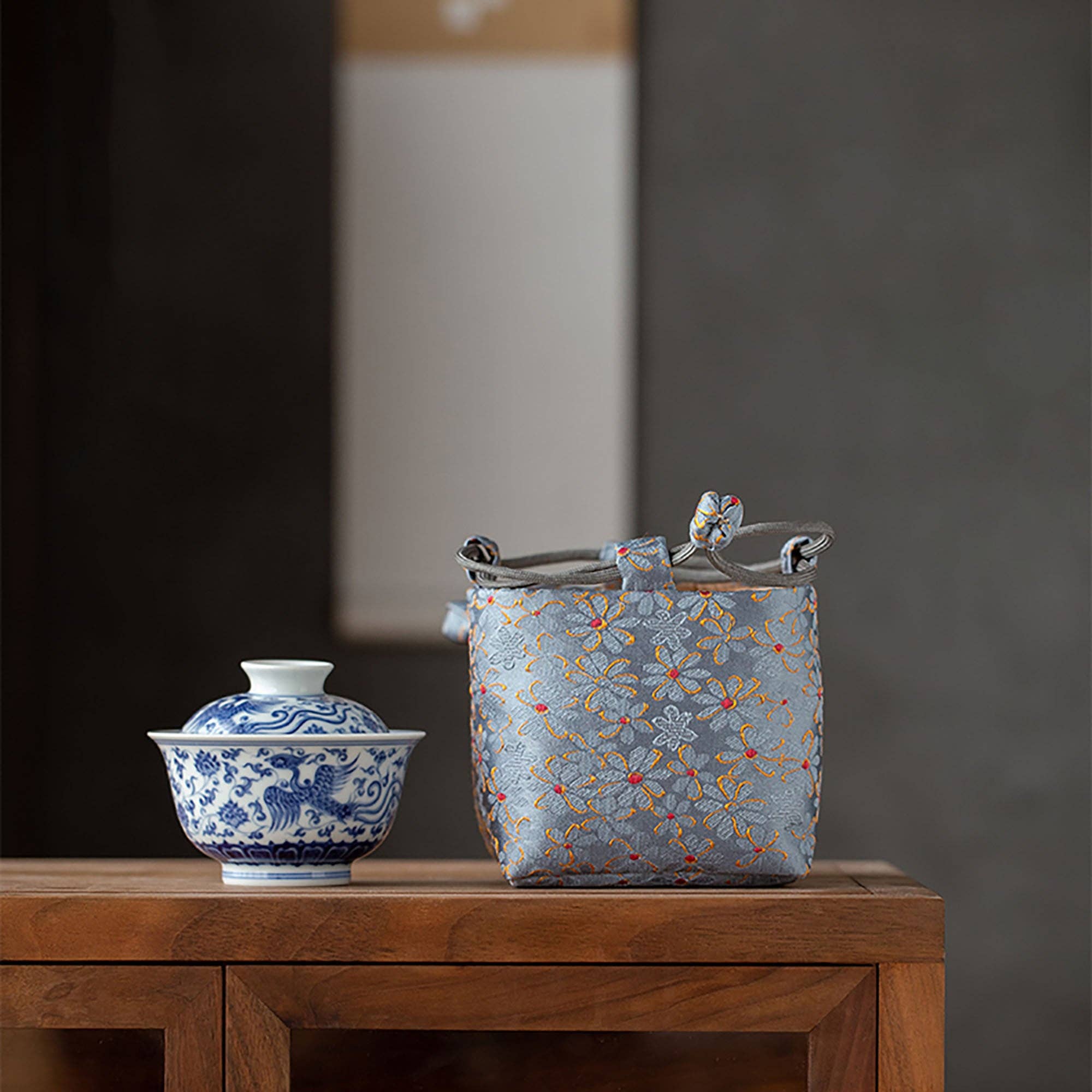 MinoCraft - Wholesale Pouch - Women's - brocade tea accessories storage bag11