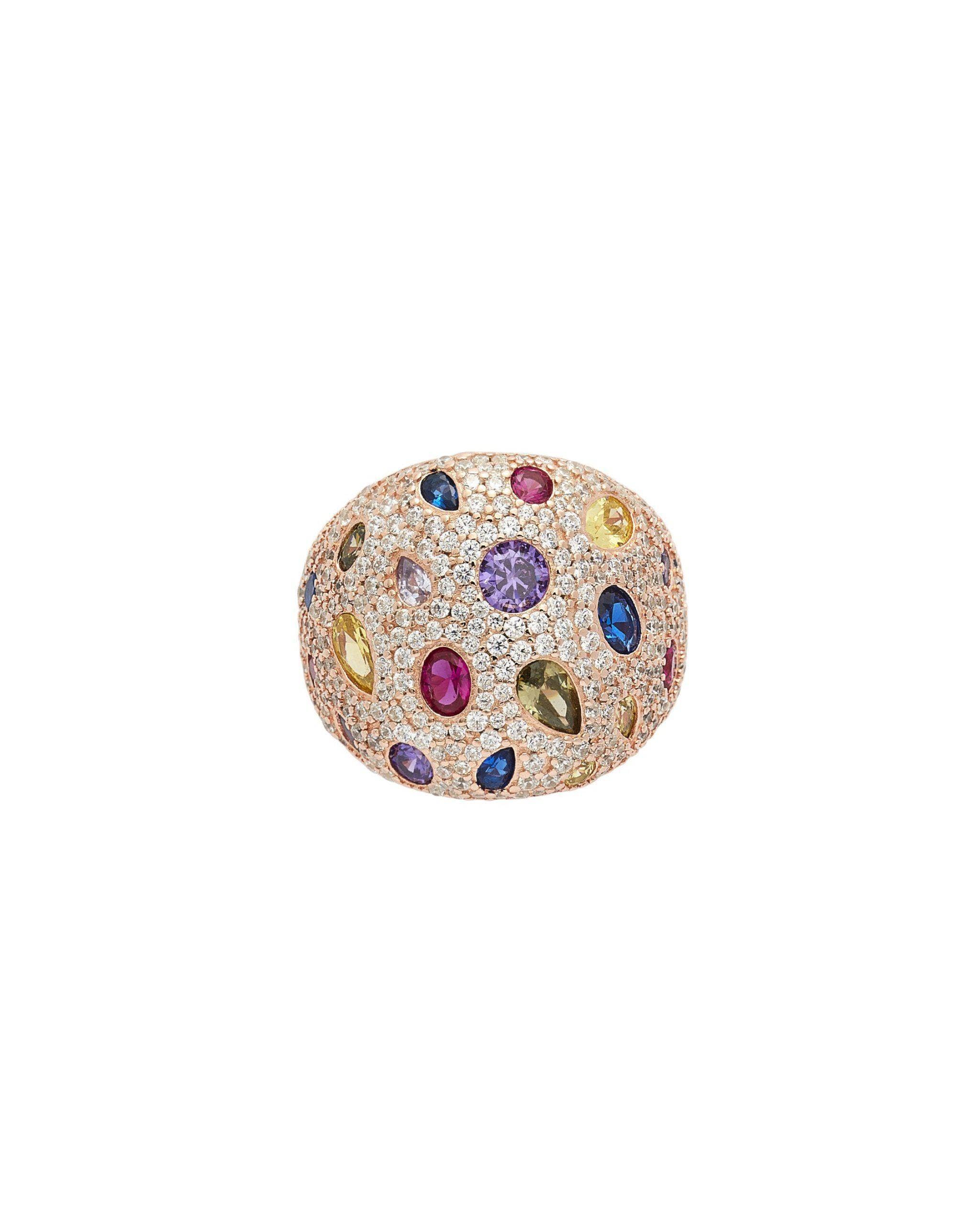 Kosa Jewels - Wholesale Multi-Stone Ring - Alexandra Colorful Rhinestone Ring3