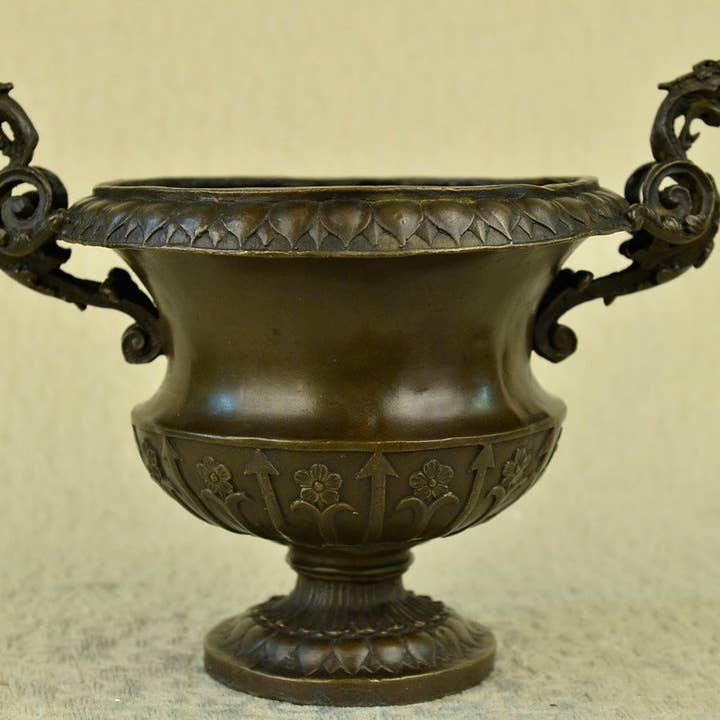 Bronzhaus - Wholesale Plant Pot - Original Signed Milo Elegant Vase Planter Plant Holder Bronze Sculpture Statue