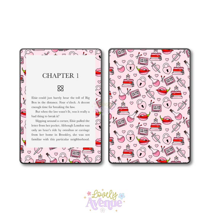 Slow Burn Book Club - E-läsarskal för wholesale av Lovely Avenue