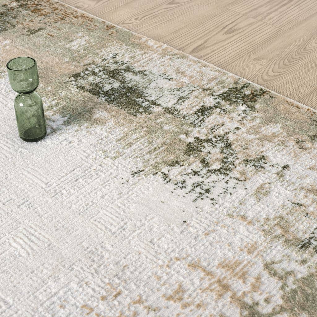 Abani Rugs – Großhandel Teppichvorleger – Abani Teppiche Ivy Beige Grün Rand Teppich4