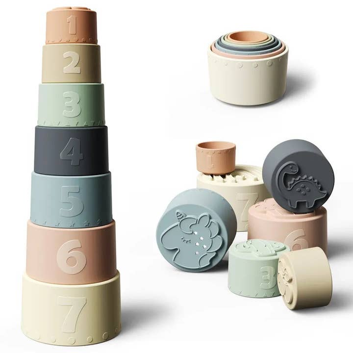 Mundo maravilloso de vasos apilables creativos para venta al por mayor de Der kleine Fratz