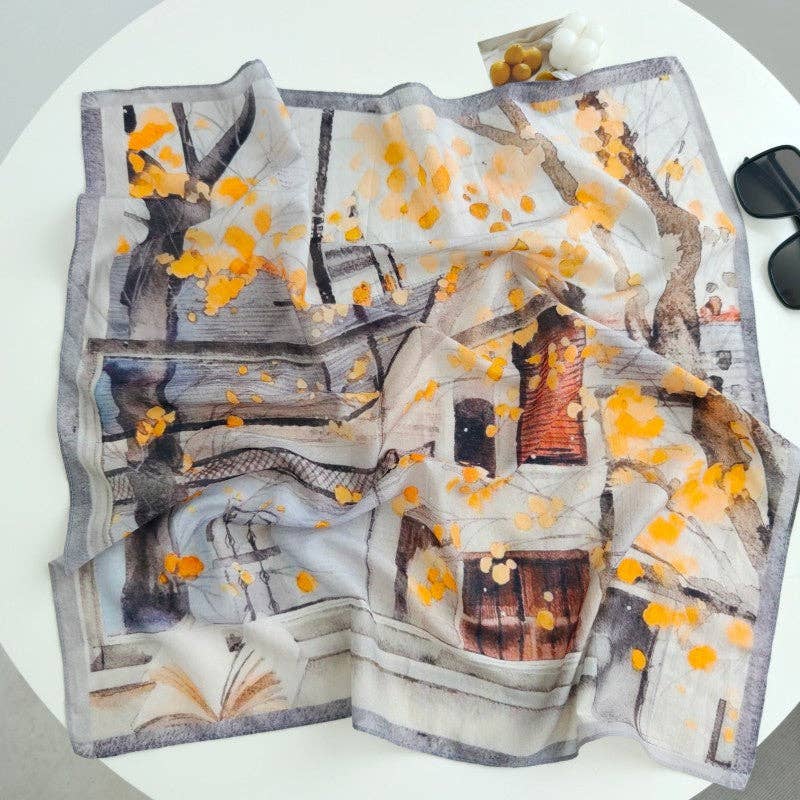 Marayn - Vendita all'ingrosso Sciarpa - Donna - Sciarpa in Misto Seta Leggera Primavera Estate Versatile35