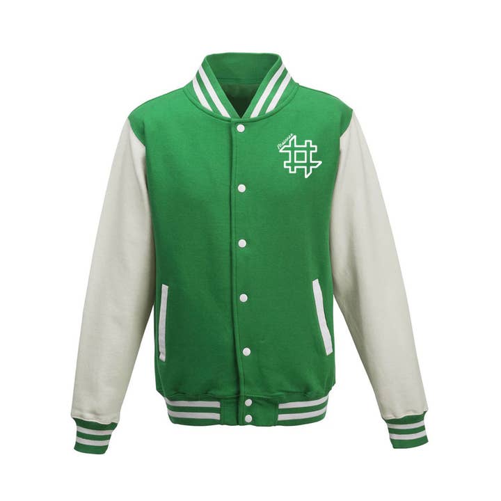 Baseball Jacket FDM - Green for wholesale by #MAISENZA