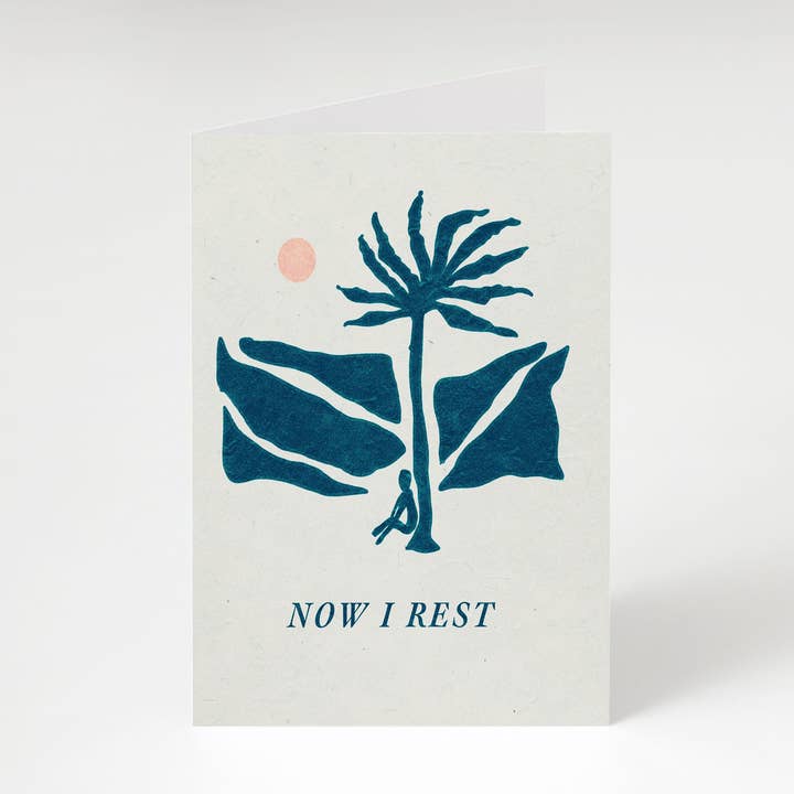 Now I Rest A6 Greeting Card for wholesale by Kelsey Flones Design