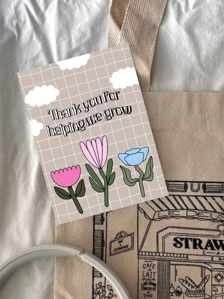 Helping Me Grow Mother’s Day Card for wholesale by Sundae Cards