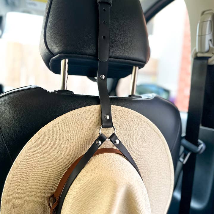 Bark & Willow - Wholesale Car Decorative Charm - Unisex - Leather Hat Holder for Cars & Trucks