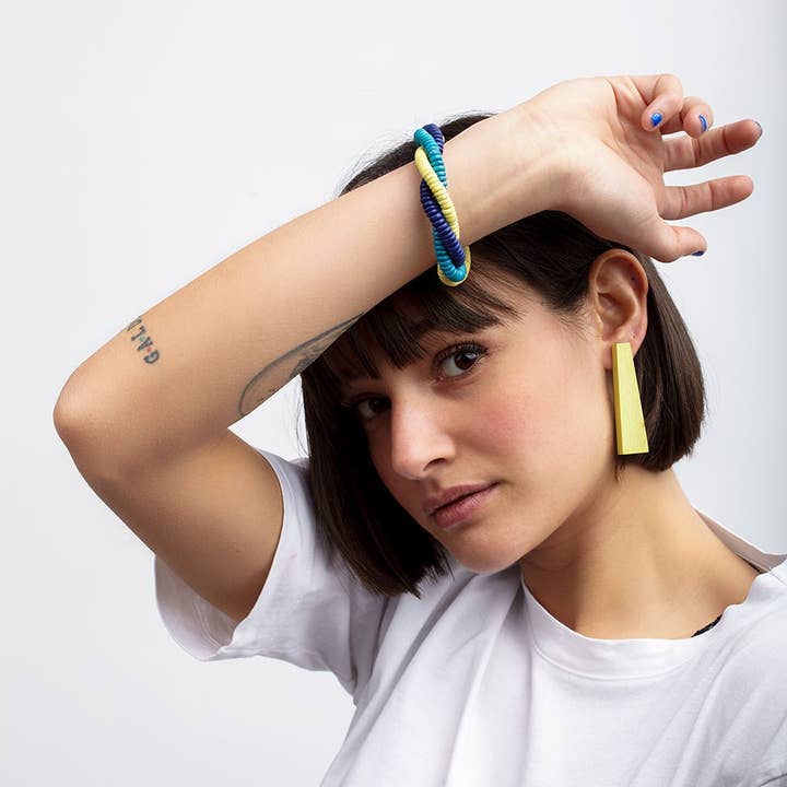 Bijondo - Wholesale Beaded Bracelet - Handmade Stretch Wood Bracelet Petra2