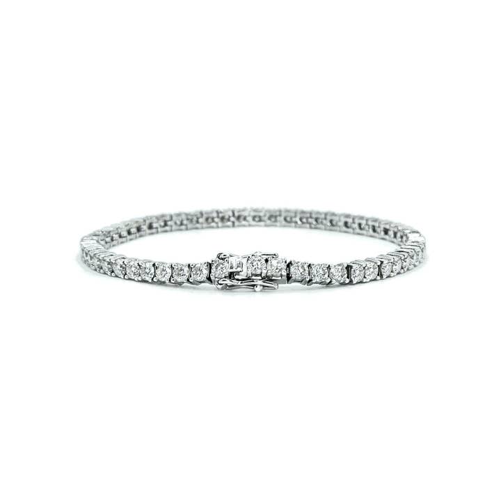 El&Elle - Wholesale Tennis Bracelet - Round Cut Moissanite Tennis Bracelet3