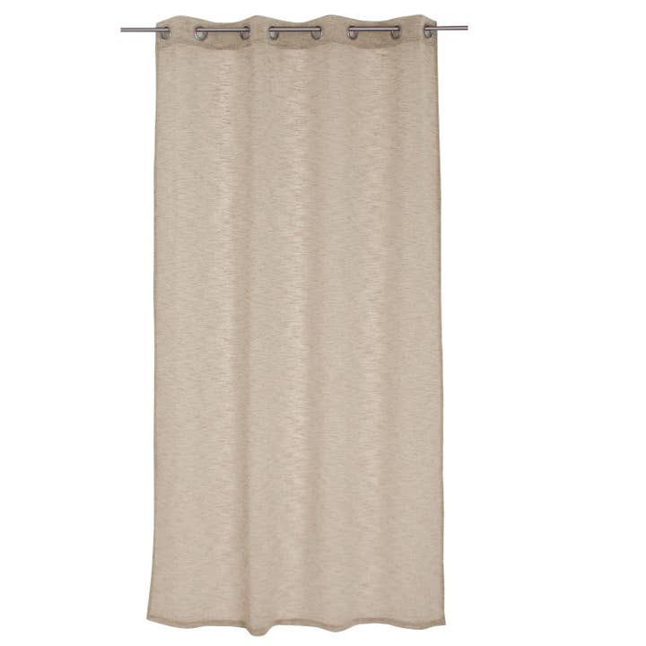 DECOSTARS - CmaDECO - Wholesale Curtain - Eyelet Sheer Curtain, 140x240cm, Linen Effect, Maya Collection11