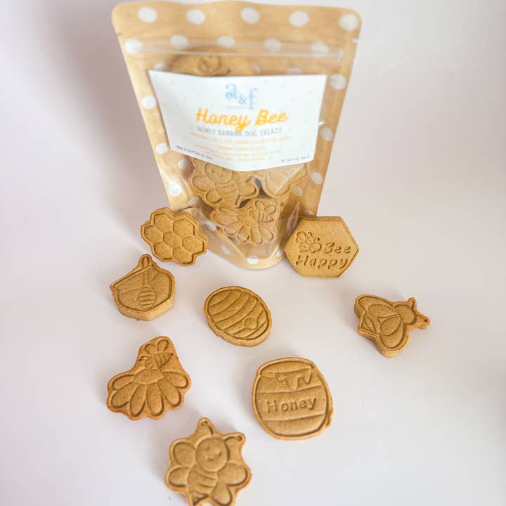 A&F Bonetique - Wholesale Pet Treats - Dog - Honey Bee Dog Treat Bag 2